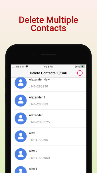 Image 0 for delete multiple contact e…