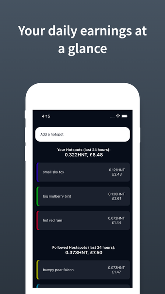 Image 0 for Helium Stats and Notifica…