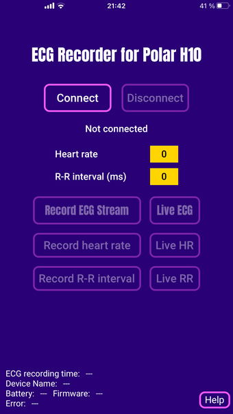 Imagen 0 para ECG EKG Recorder for Pola…