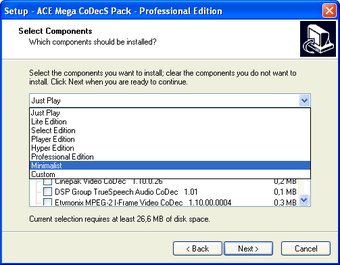 Image 0 for ACE Mega Codec Pack