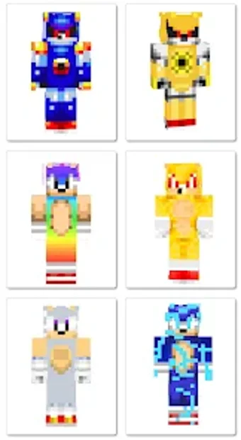 Image 0 for Soniic Skins For Minecraf…