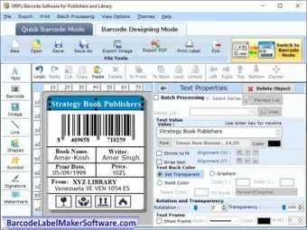 Imagen 0 para Barcode Software for Publ…