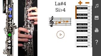 Image 0 for 2D Oboe Fingering Chart