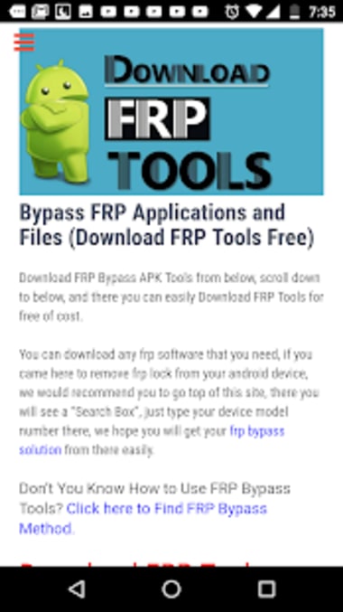 Bypass FRP Lock
