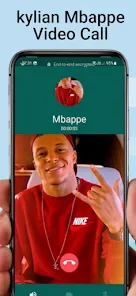 Mbappe Video Call  Chat