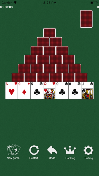 Image 0 for Solitaire  Pyramid