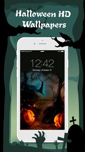 Image 0 for Halloween Wallpaper Stick…