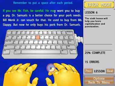 shark attack typing game