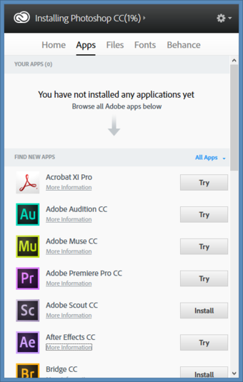 Image 1 for Adobe Creative Cloud