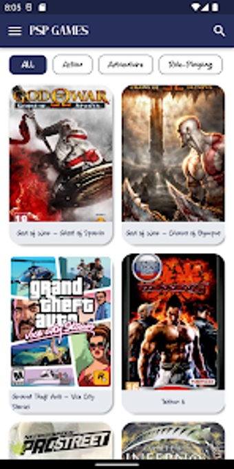 Image 0 for All Games PSP download