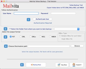 Image 0 for MailVita Yahoo Backup for…