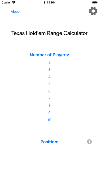 Image 0 for Poker Range Calculator