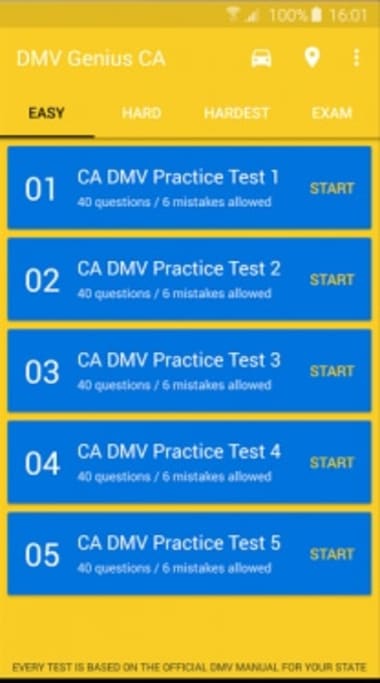 DMV Genie Permit Practice Test: Car & CDL