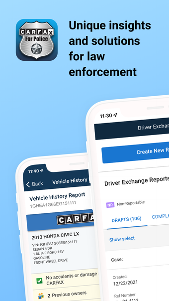 Image 0 for CARFAX for Police