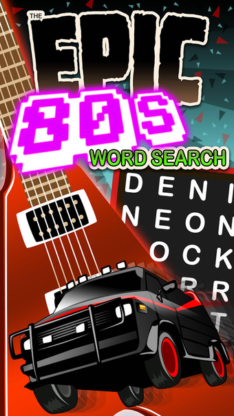 Imagen 0 para Epic 80s Word Search - gi…