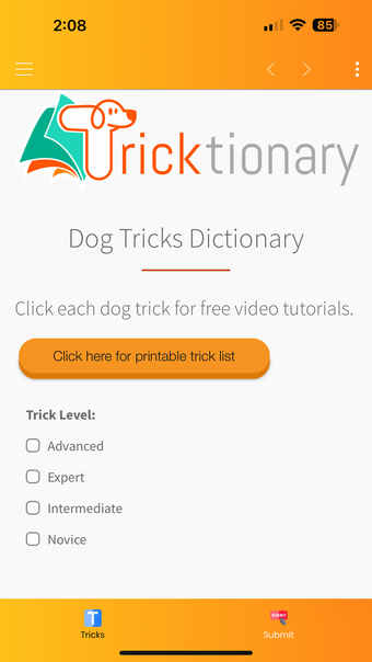 Image 0 for Dog Tricktionary