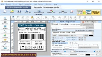 Image 0 for Packaging Barcode Labels …