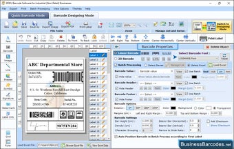 Imagen 0 para Business Barcodes for War…