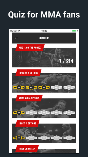 Imagen 0 para MMA Quiz MMA fight pass g…