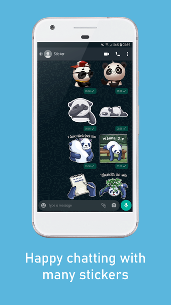 Image 0 for Panda Stickers WAStickerA…