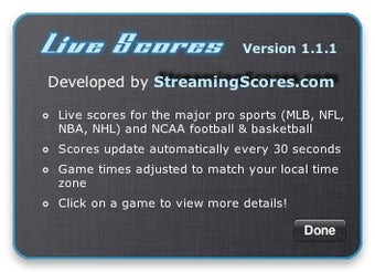 Image 0 for Live Scores