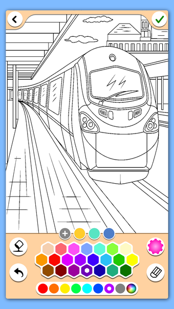 Image 0 for Trains coloring pages