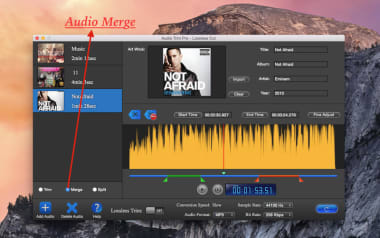 Audio Trim Split Merge Edit - Lossless Editor Lite