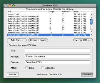 Image 0 for Combine PDFs