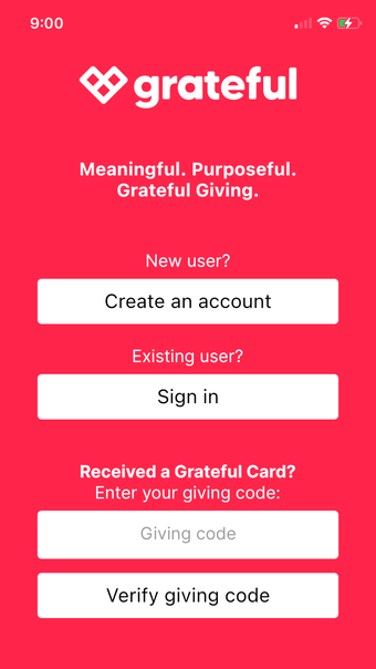 Image 0 for Grateful App for Giving