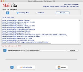 Image 0 for MailVita EML to MSG Conve…