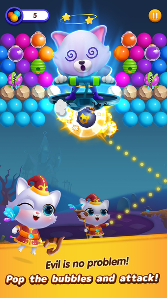 Imagen 0 para Bubble Shooter - Cat Isla…