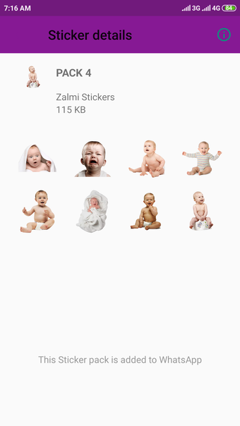 Imagen 0 para Cute Babies Stickers for …