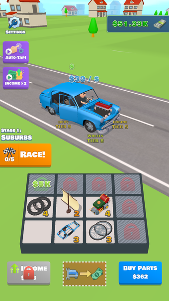 Imagen 0 para Idle Racer: Tap Merge  Ra…