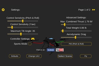 Imagen 0 para QuadcopterFx Simulator