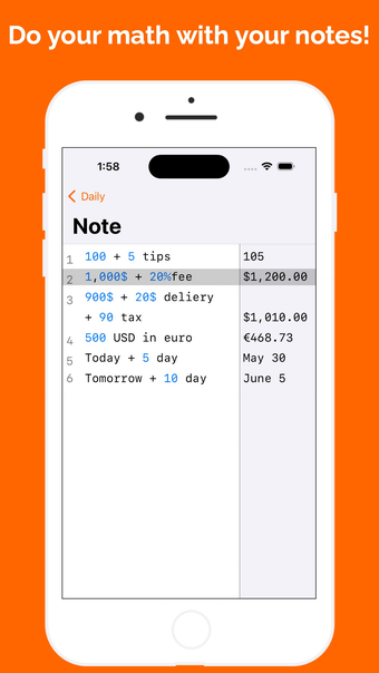 Image 0 for CalcMate - notes calculat…