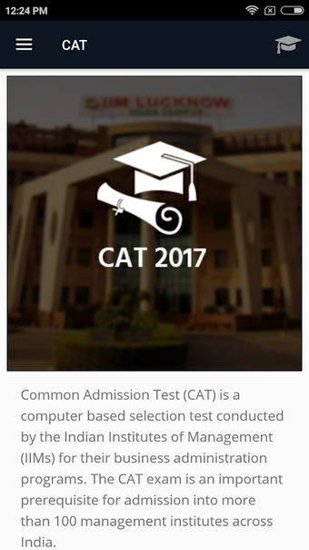 Imagen 0 para CAT Exam 2017