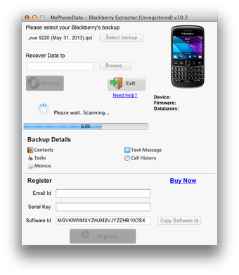 Image 0 for Blackberry Extractor (Mac…