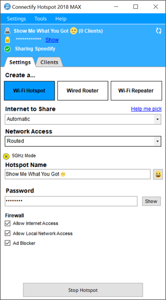 Image 0 for Connectify Hotspot