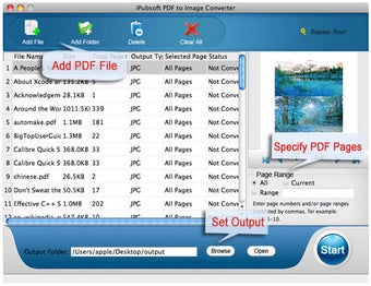 iPubsoft PDF to Image Converter for Mac