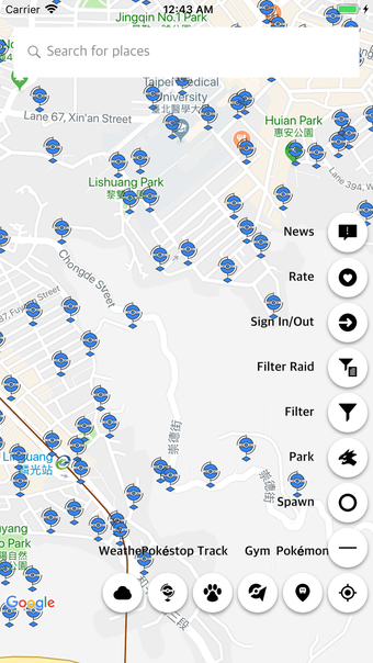 Image of program: WeCatch - Radar  Map