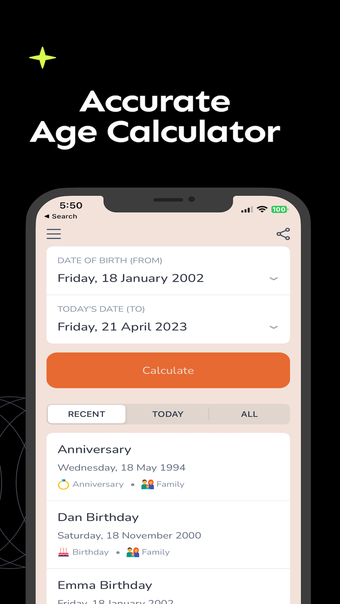 Image 0 for Age Calculator: Date of B…