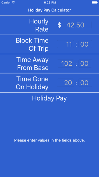 Imagen 0 para Holiday Pay Calculator