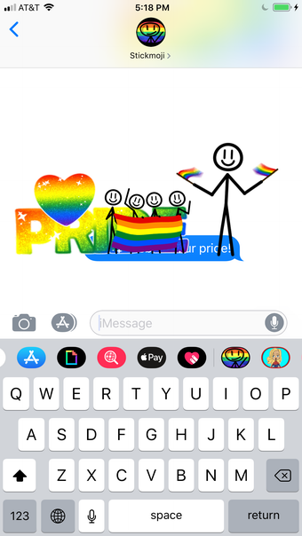 Image 0 for Stickmoji Gay LGBT Sticke…