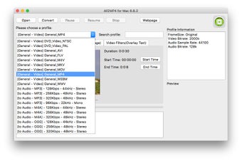 Imagen 0 para All2MP4 for Mac