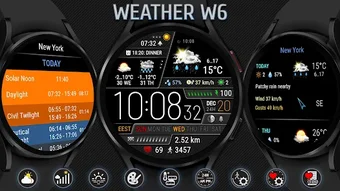 Weather watch face W6