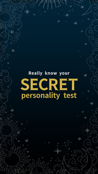 Image 0 for SECRET personality test