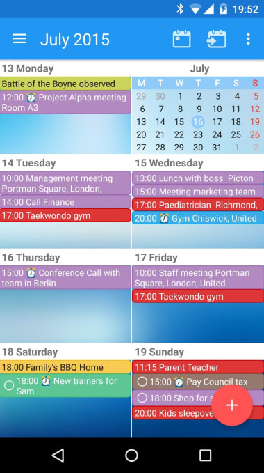 CloudCal Calendar Agenda Planner Organizer To Do