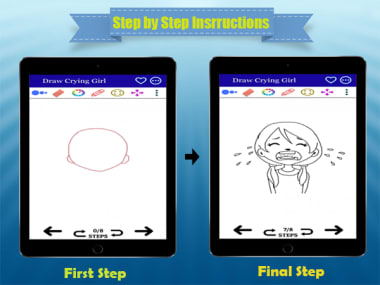 How to Draw Sad Person Step by Step