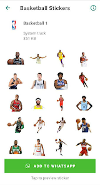 Image 0 for Basketball Stickers