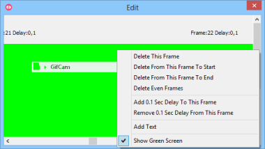 GifCam (Delay, Add Text and UI)